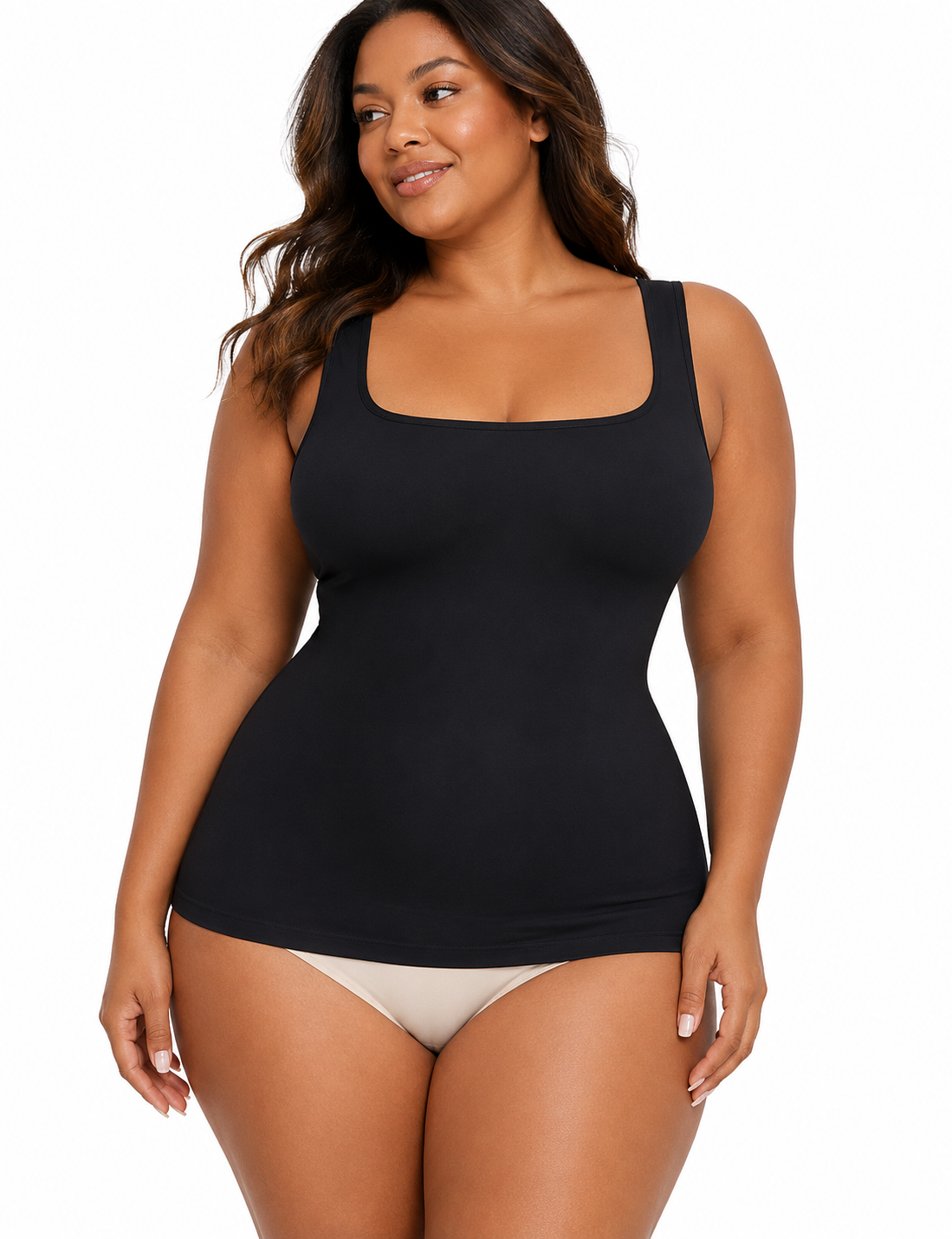 Seamfree - Ladies Sculpting Tummy Control Vest Shaper - 2 Pack