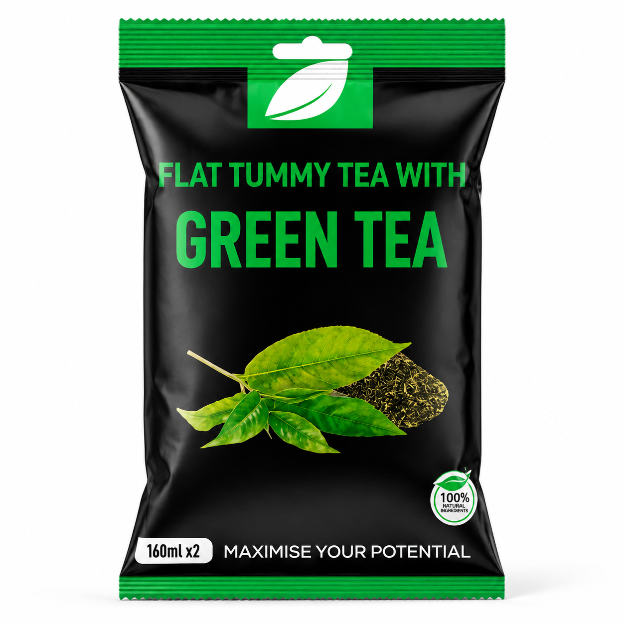 Flat Tummy with Green Tea