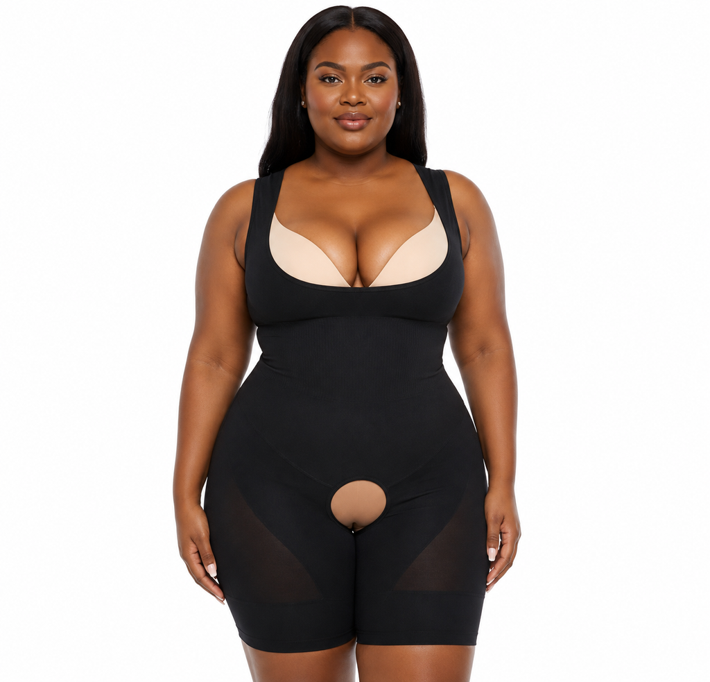 Women Shaper Full Body Shapewear for Regular and Daily Use Shapewer - Black - XL-2XL